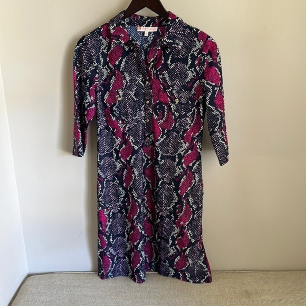 Jude Connally Sloane Dress‎ Snakeskin Small
